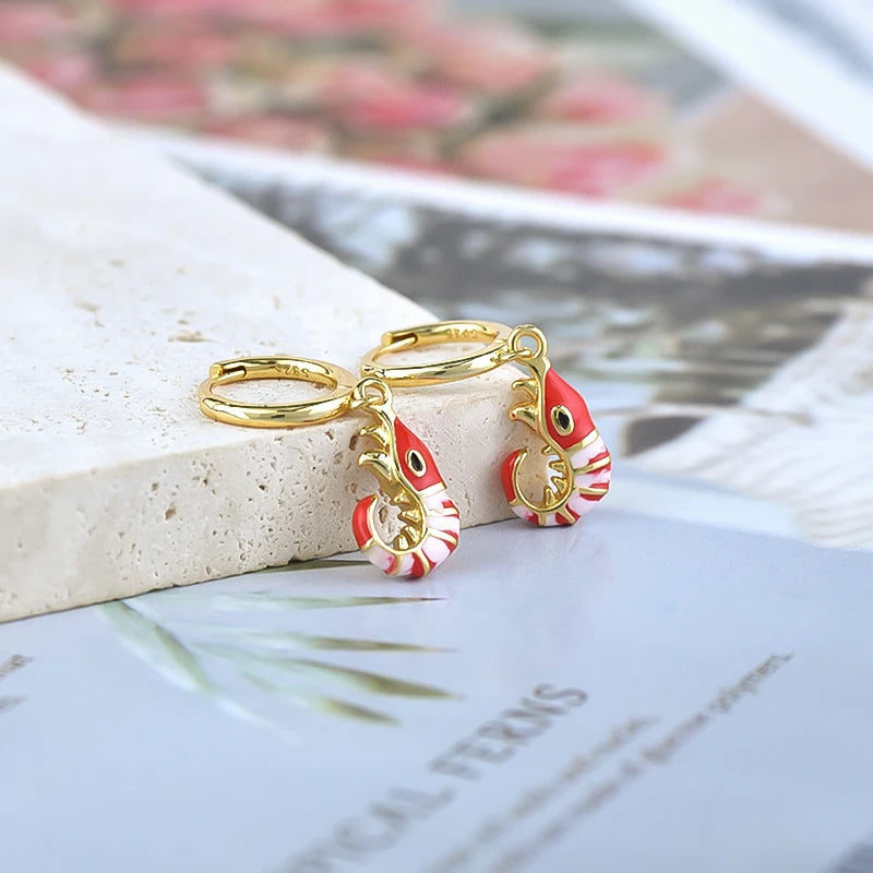 "Camarão" Earrings