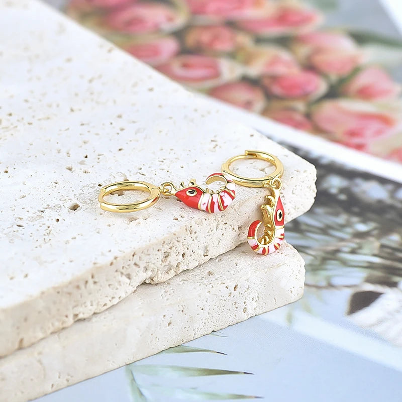 "Camarão" Earrings