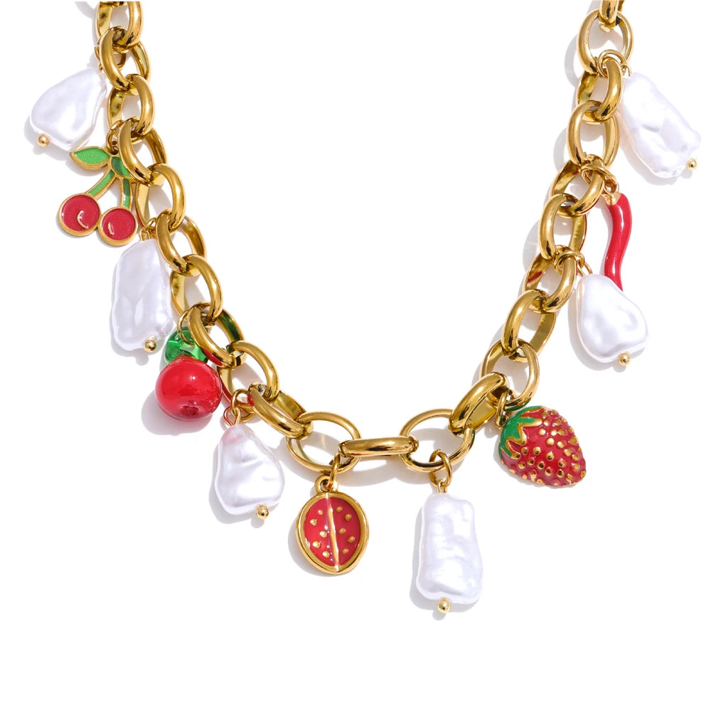Sweet & Hot Drops Necklace