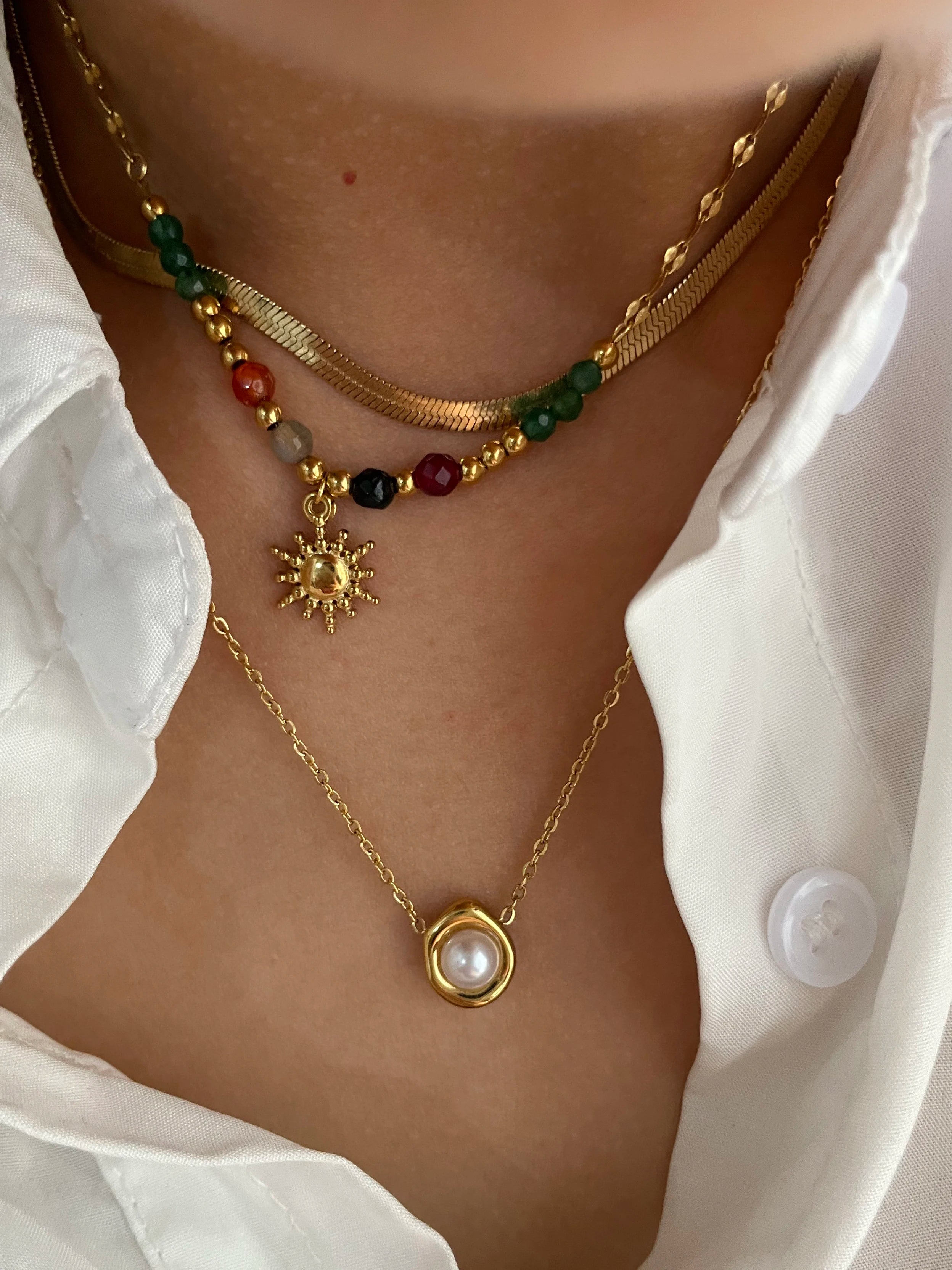 Sunflower Necklace