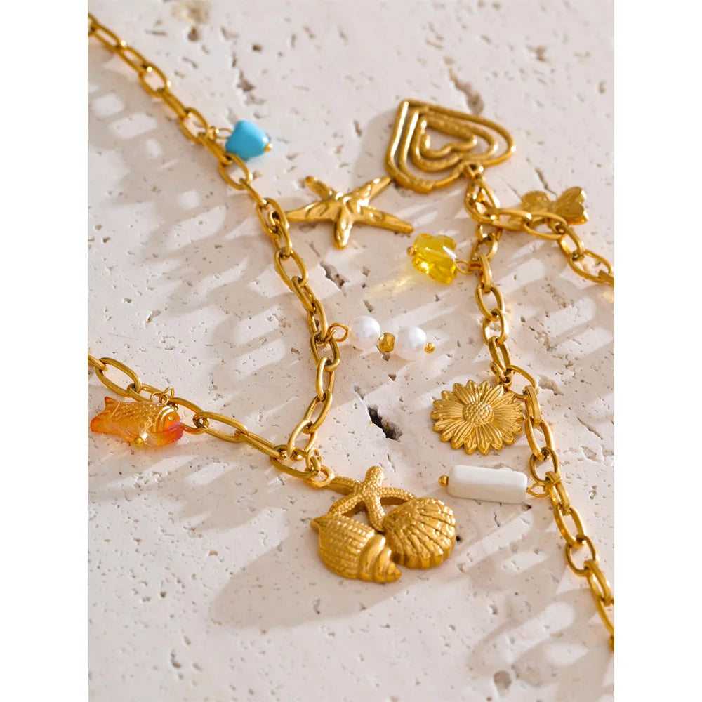 Ocean Style Charm Necklace