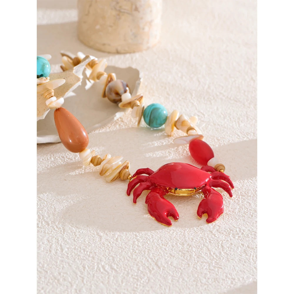 "Caranguejo" Necklace