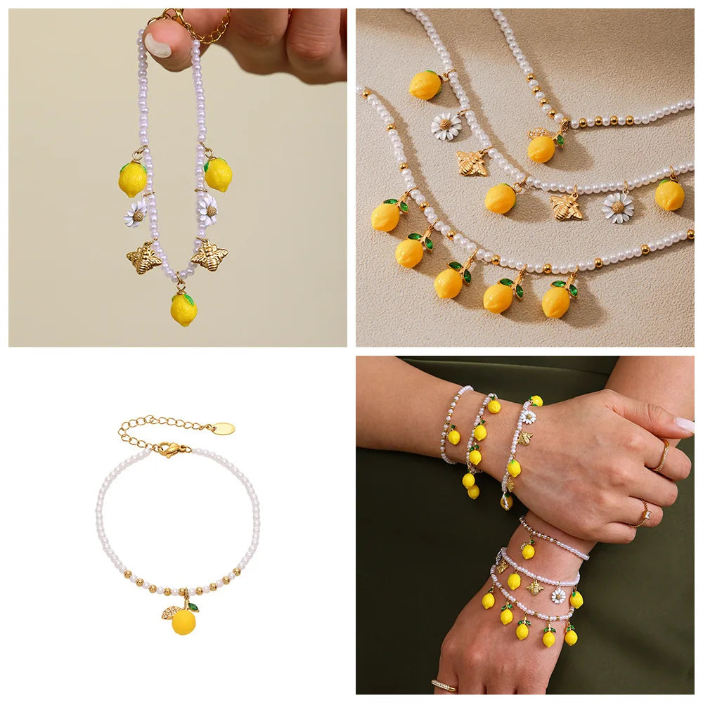 "Limões" Necklace