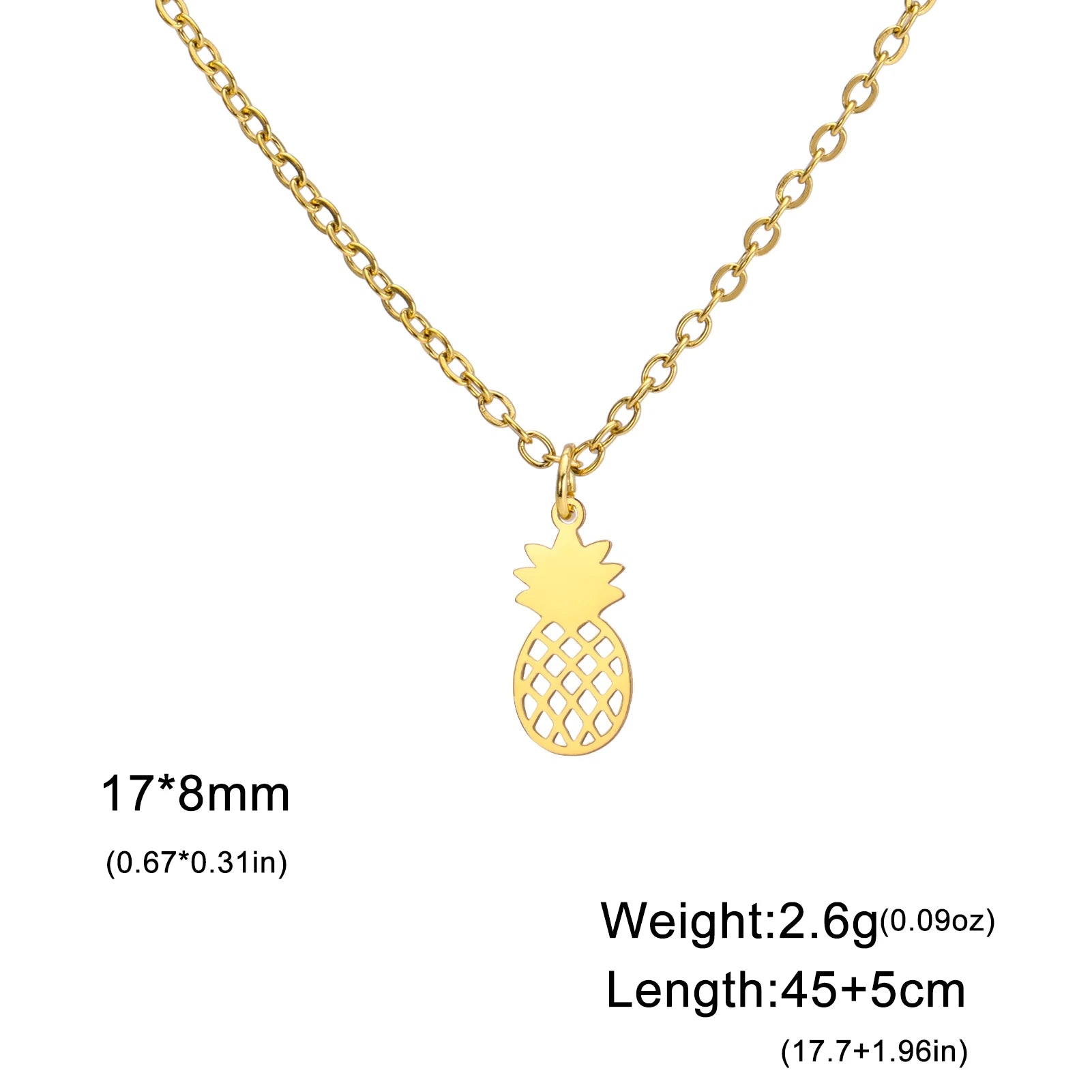 São Miguel Pineapple Necklace