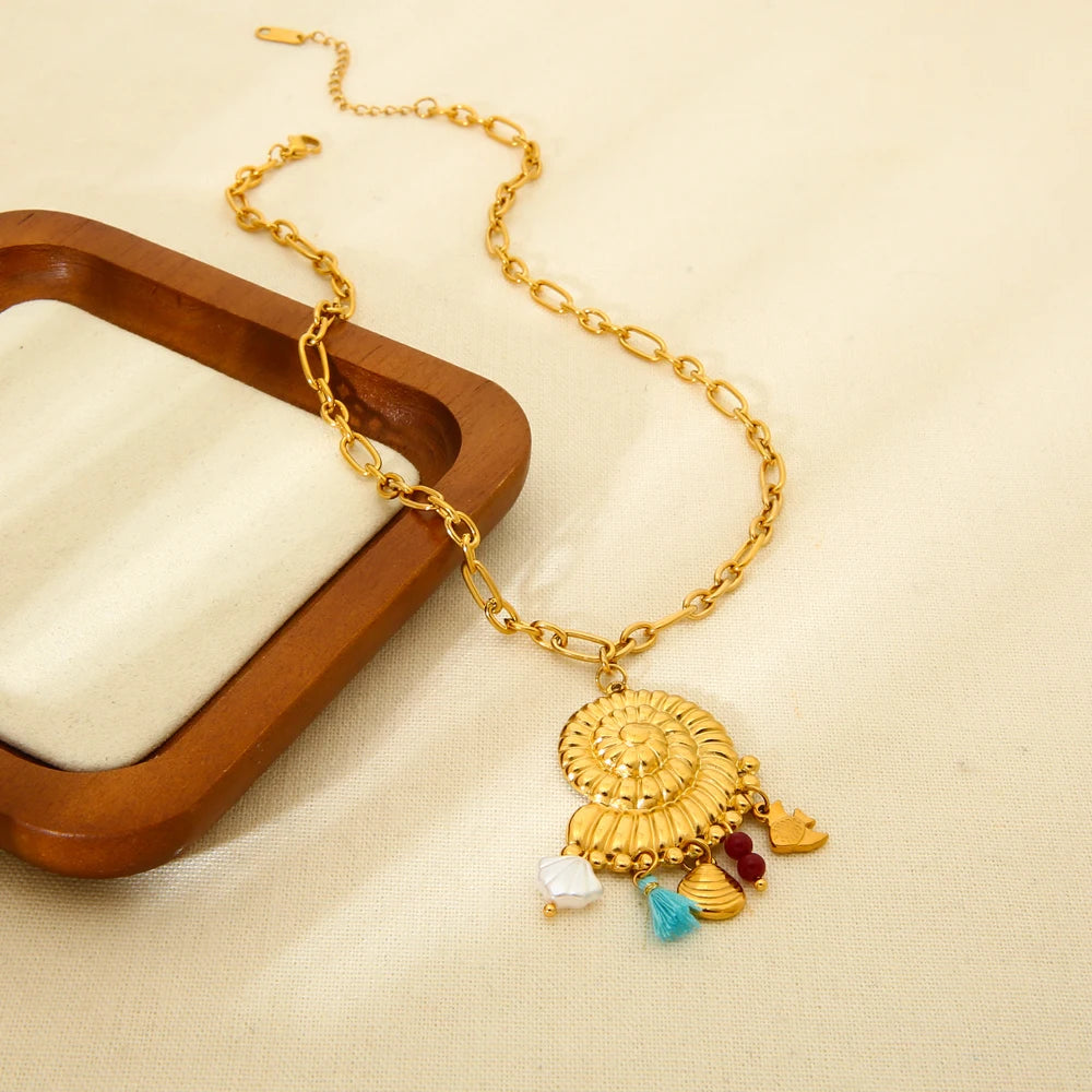 Ocean Conch Necklace