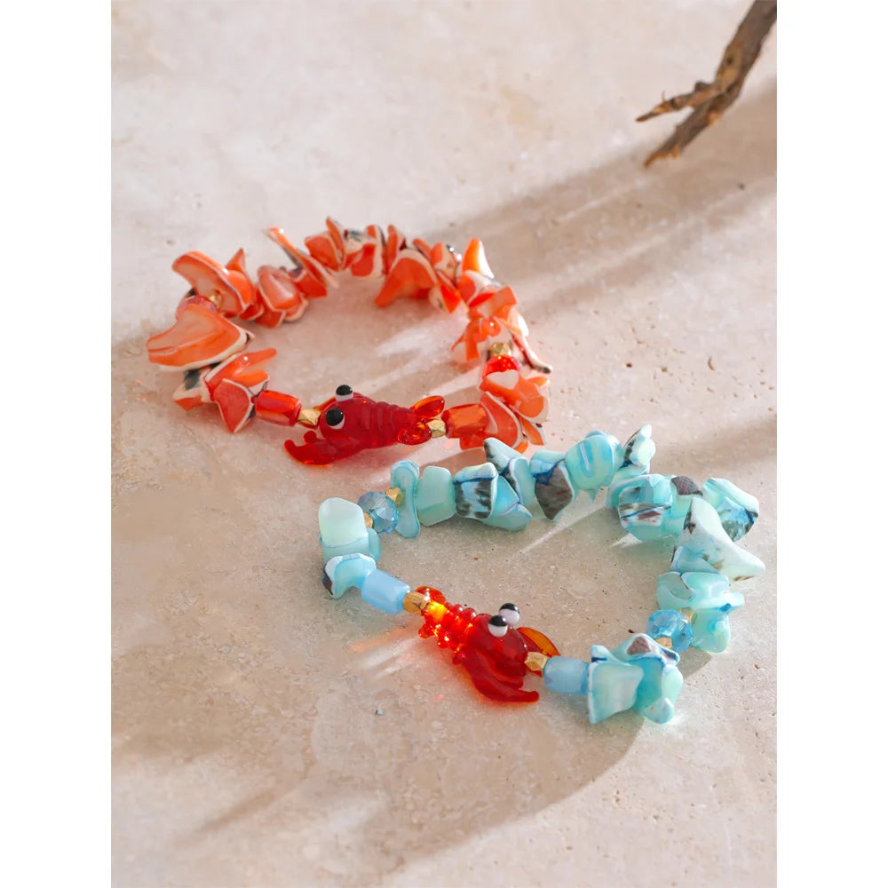 "Lagostim" Necklace & Bracelet