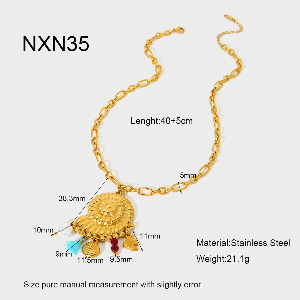 Ocean Conch Necklace