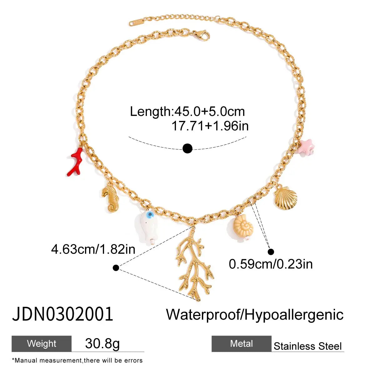 "Coral Atlântico" Necklace