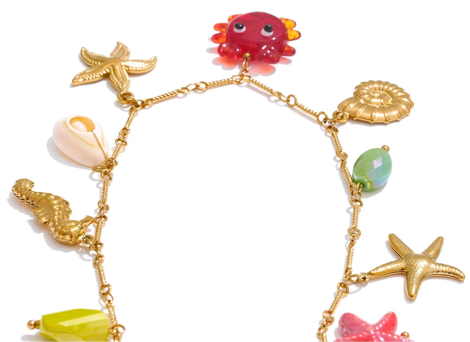 Crab Life Necklace