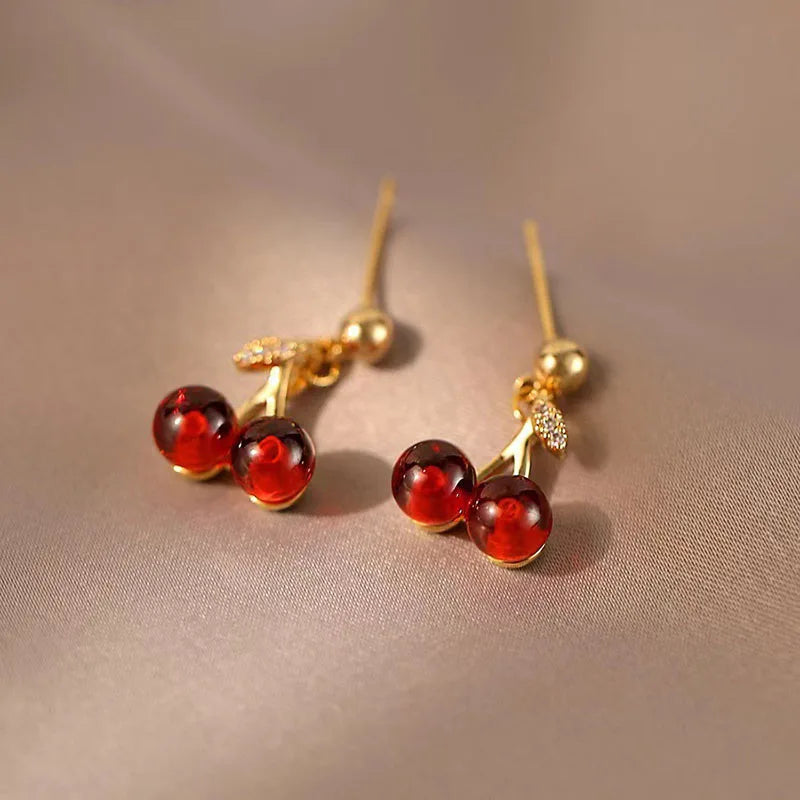 ''Ginjinha'' Necklace & Earings Set