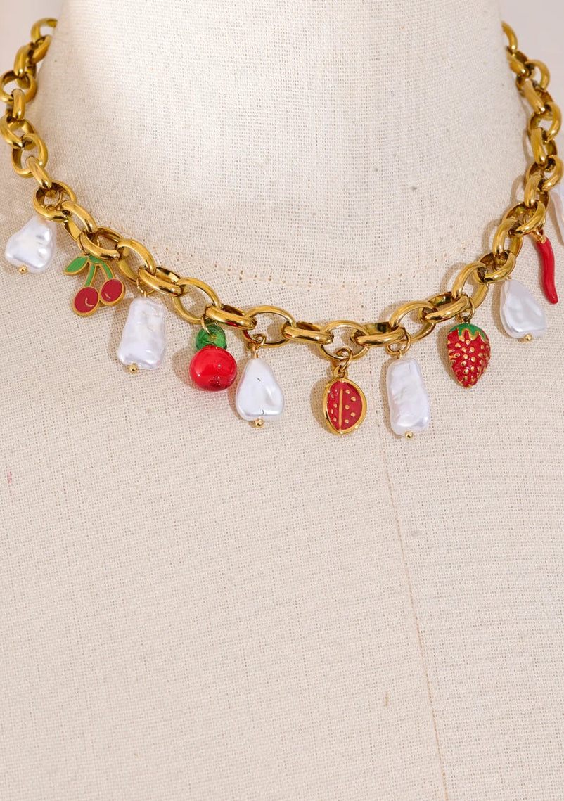 Sweet & Hot Drops Necklace