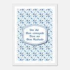 A4 21x29.7 cm / 8x12″ / White frame