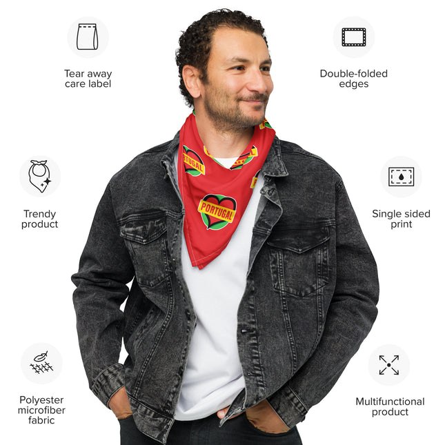 Portugal - All-over print bandana
