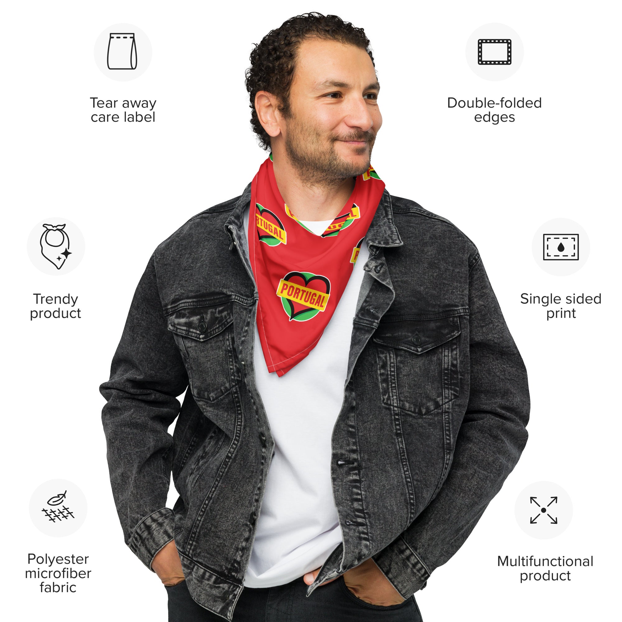 Portugal - All-over print bandana