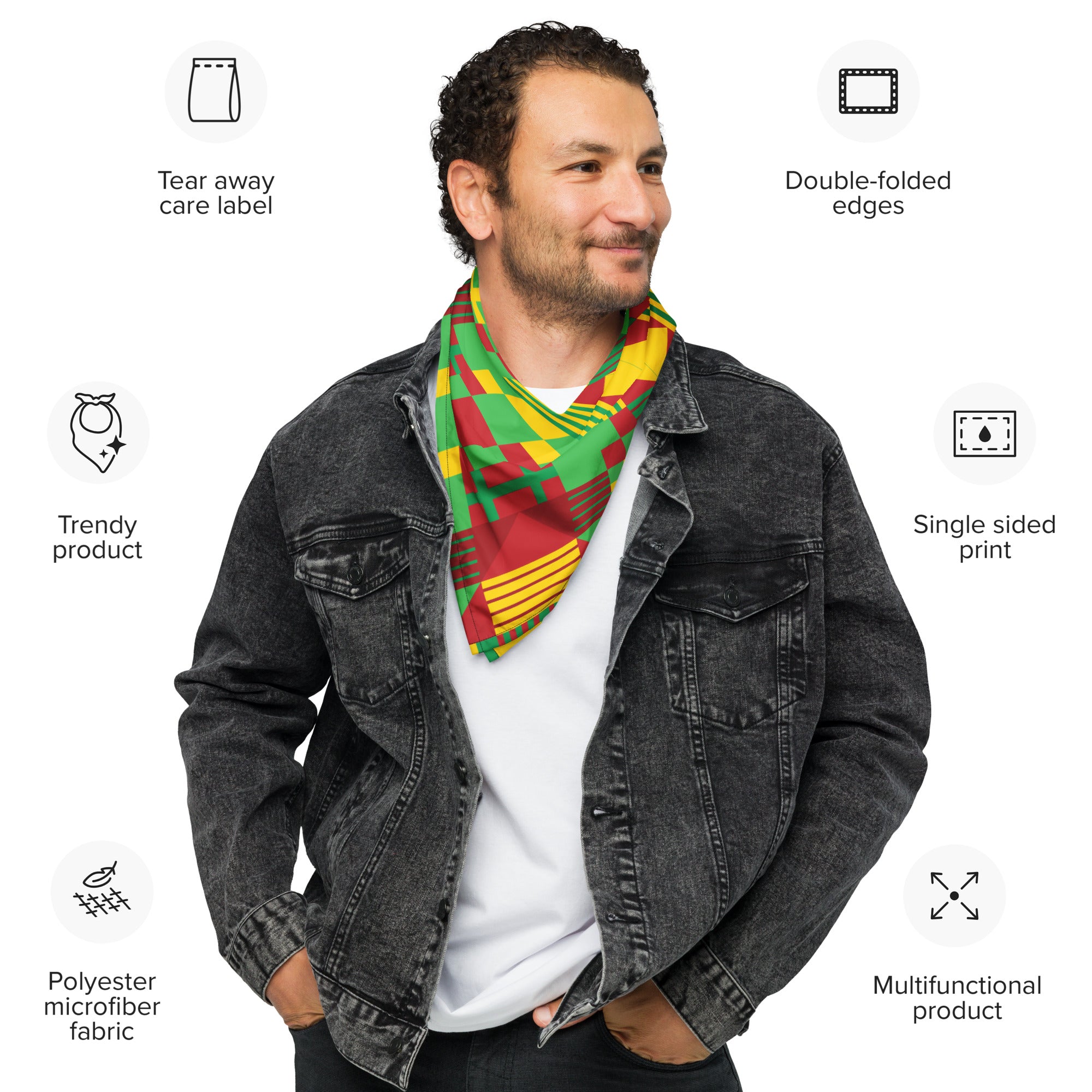 Pattern 2 - All-over print bandana