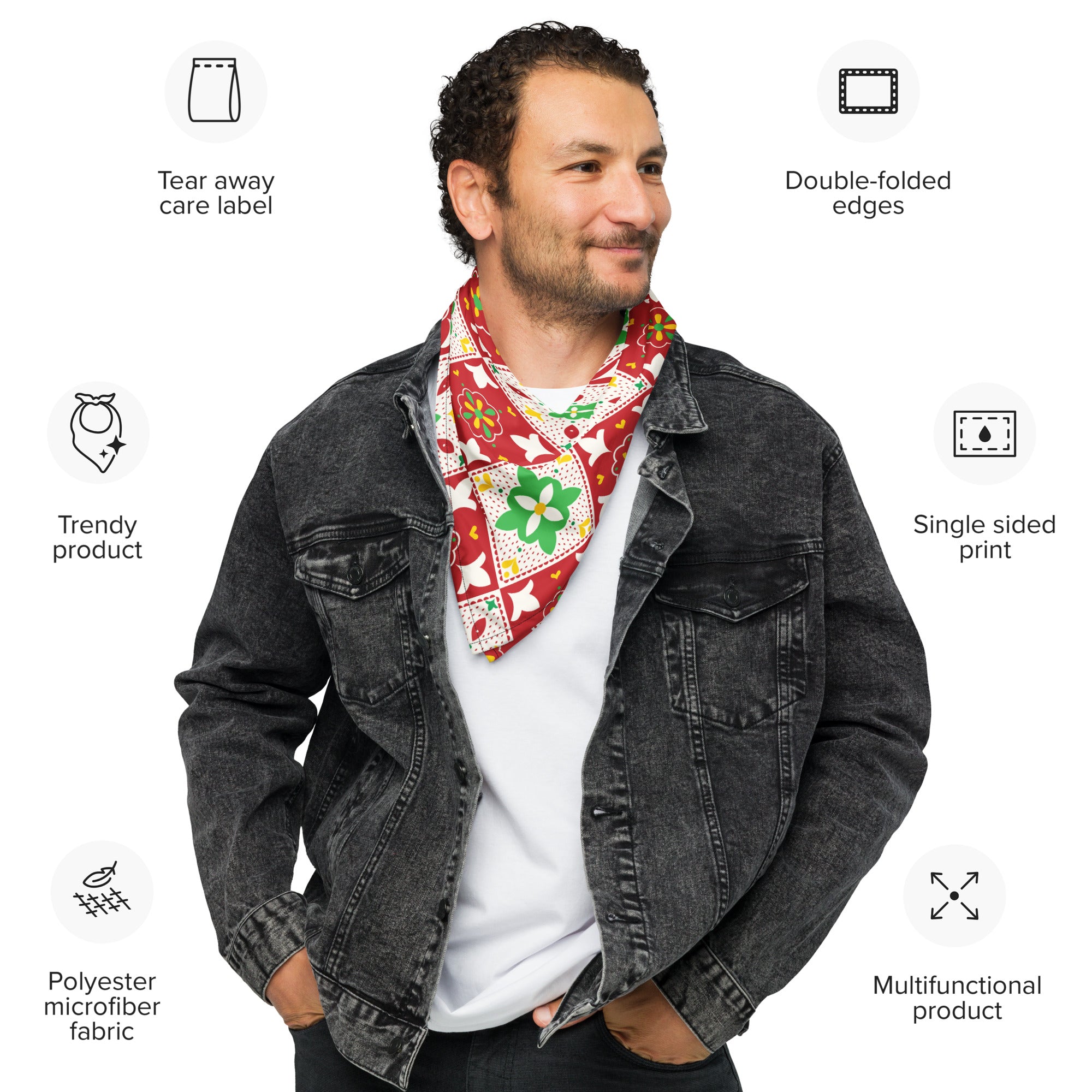 Tiles 2 - All-over print bandana