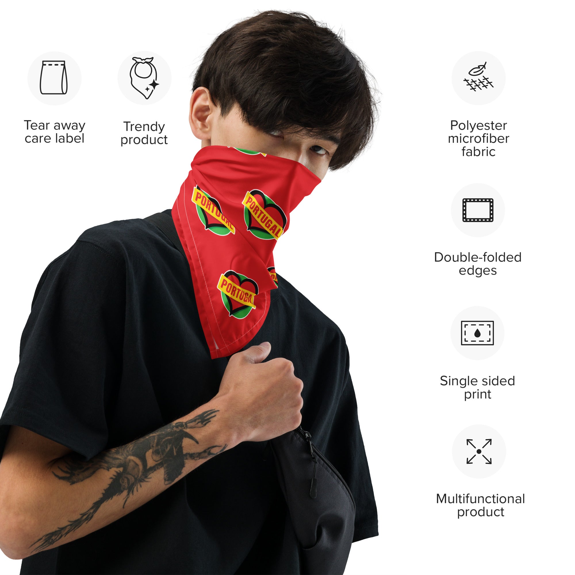 Portugal - All-over print bandana