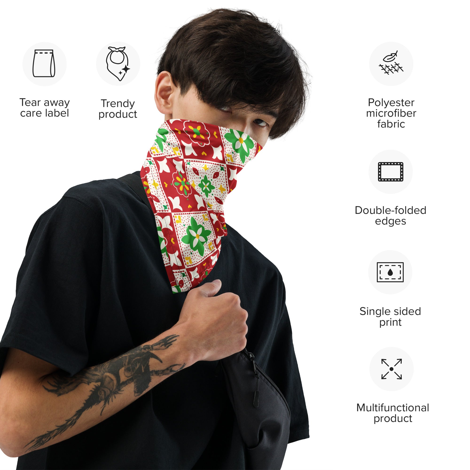 Tiles 2 - All-over print bandana