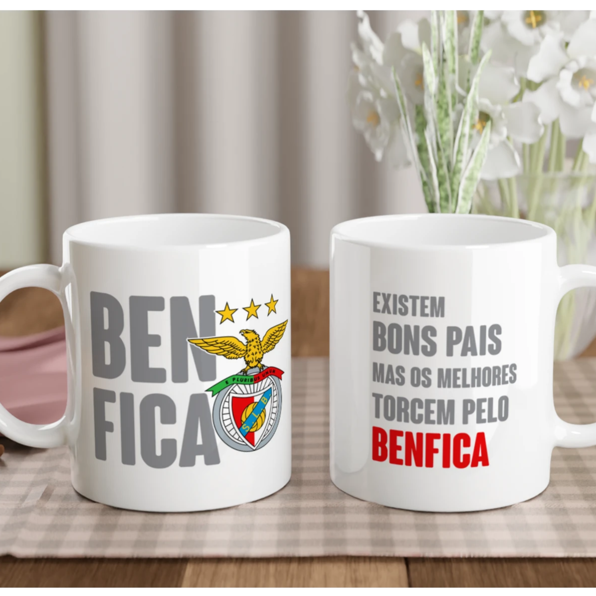 "Existem bons pais mas os melhores torcem pelo Benfica" Mug
