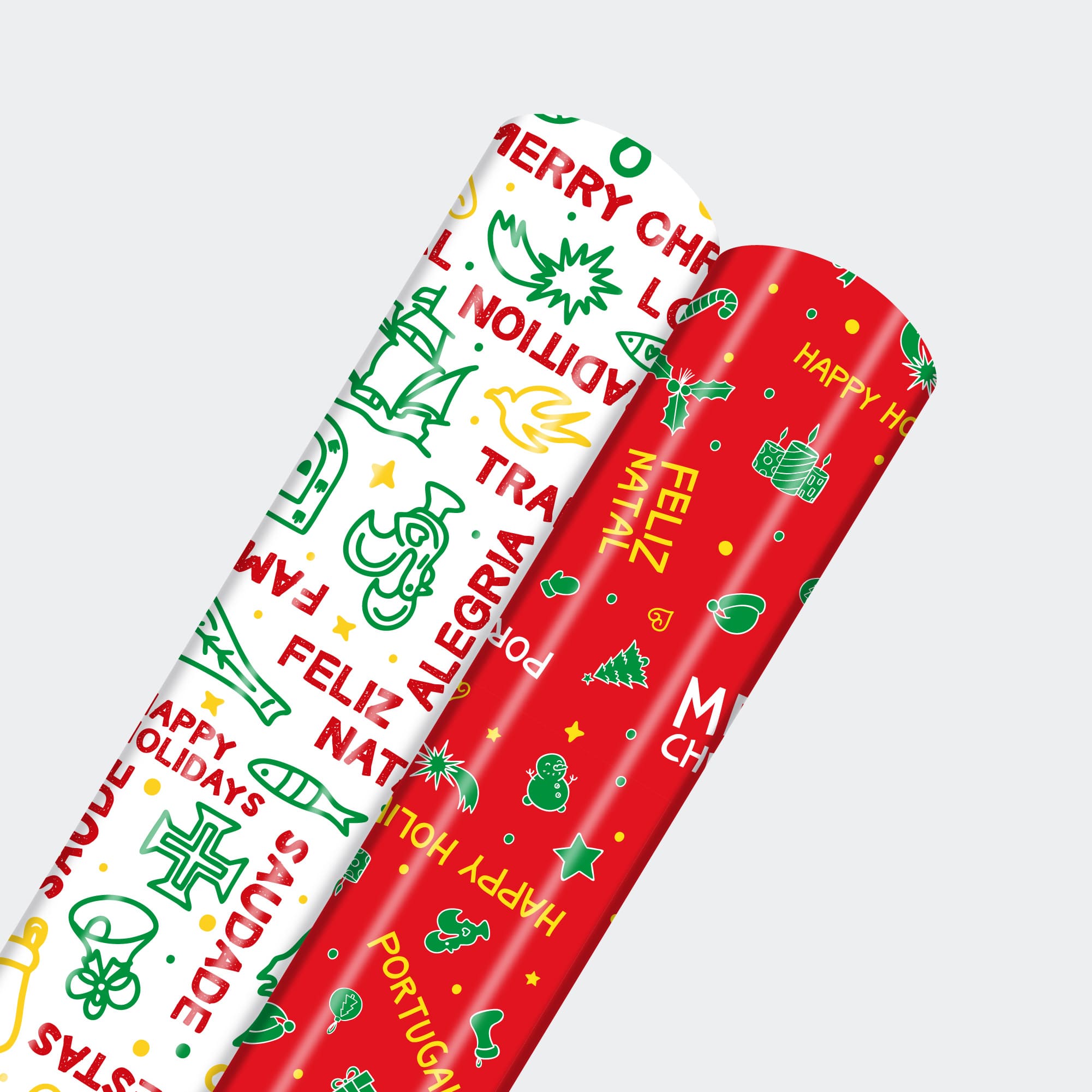 2 Rolls - Natal Portugal - Wrapping Paper / Papel de Embrulho (50x300cm) #1