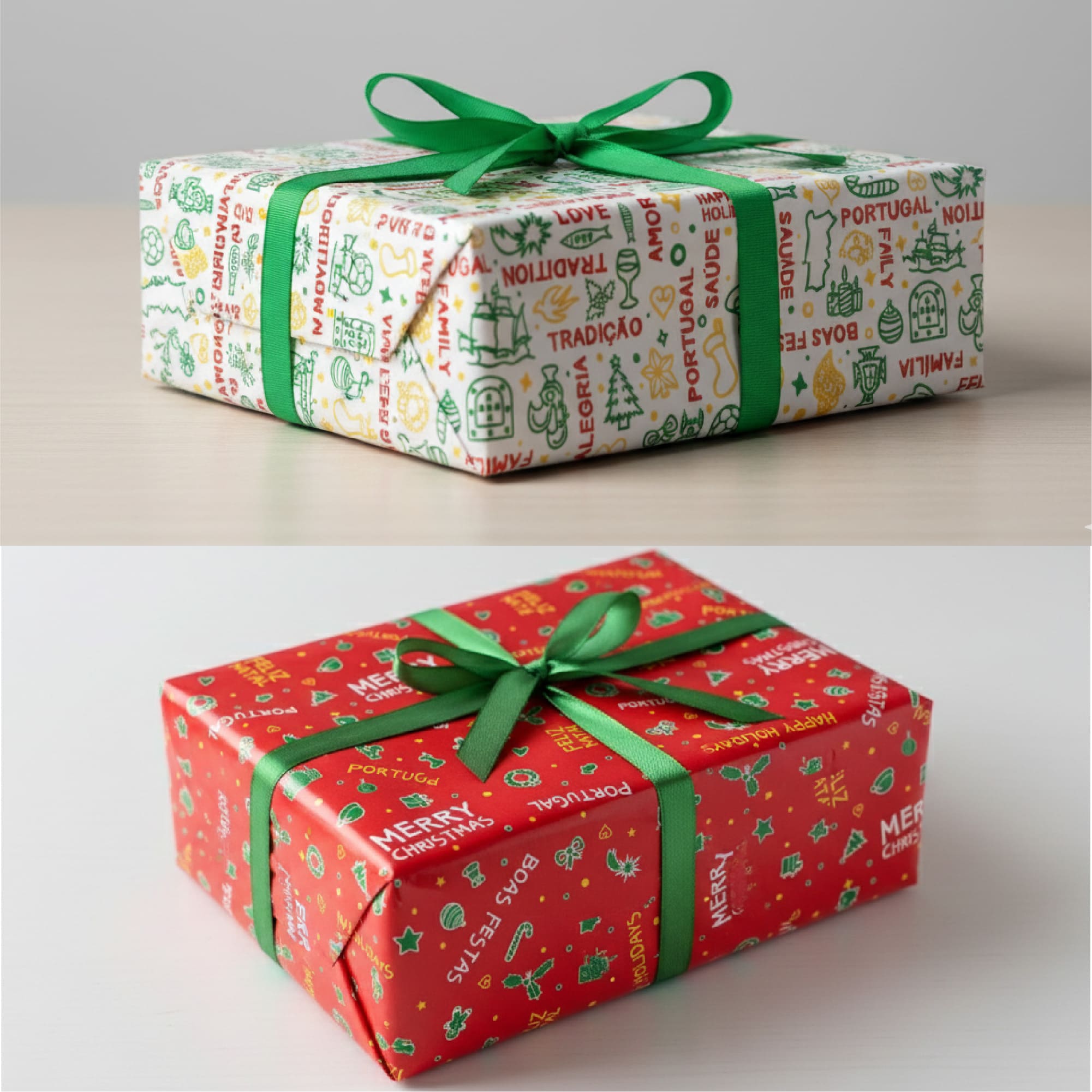 2 Rolls - Natal Portugal - Wrapping Paper / Papel de Embrulho (50x300cm) #1