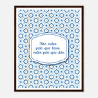 40x50 cm / 16x20″ / Dark wood frame