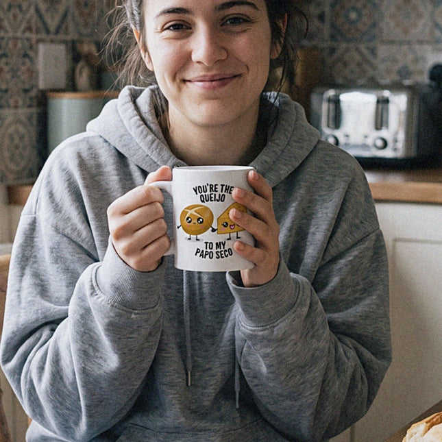 You're the queijo to my papo seco mug