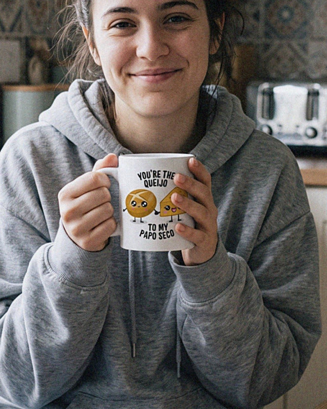 You're the queijo to my papo seco mug