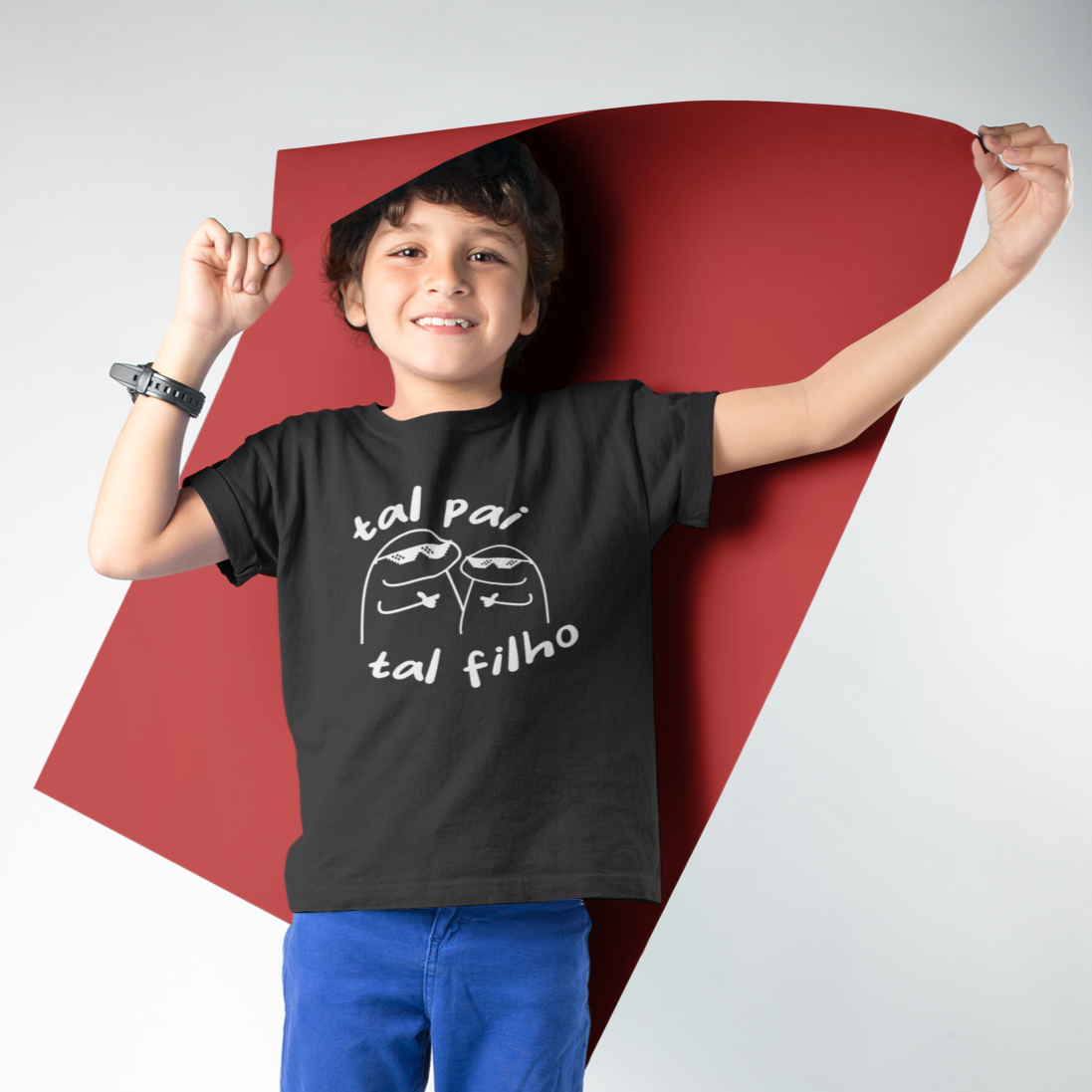 "Tal pai tal filho" Kid T-shirt