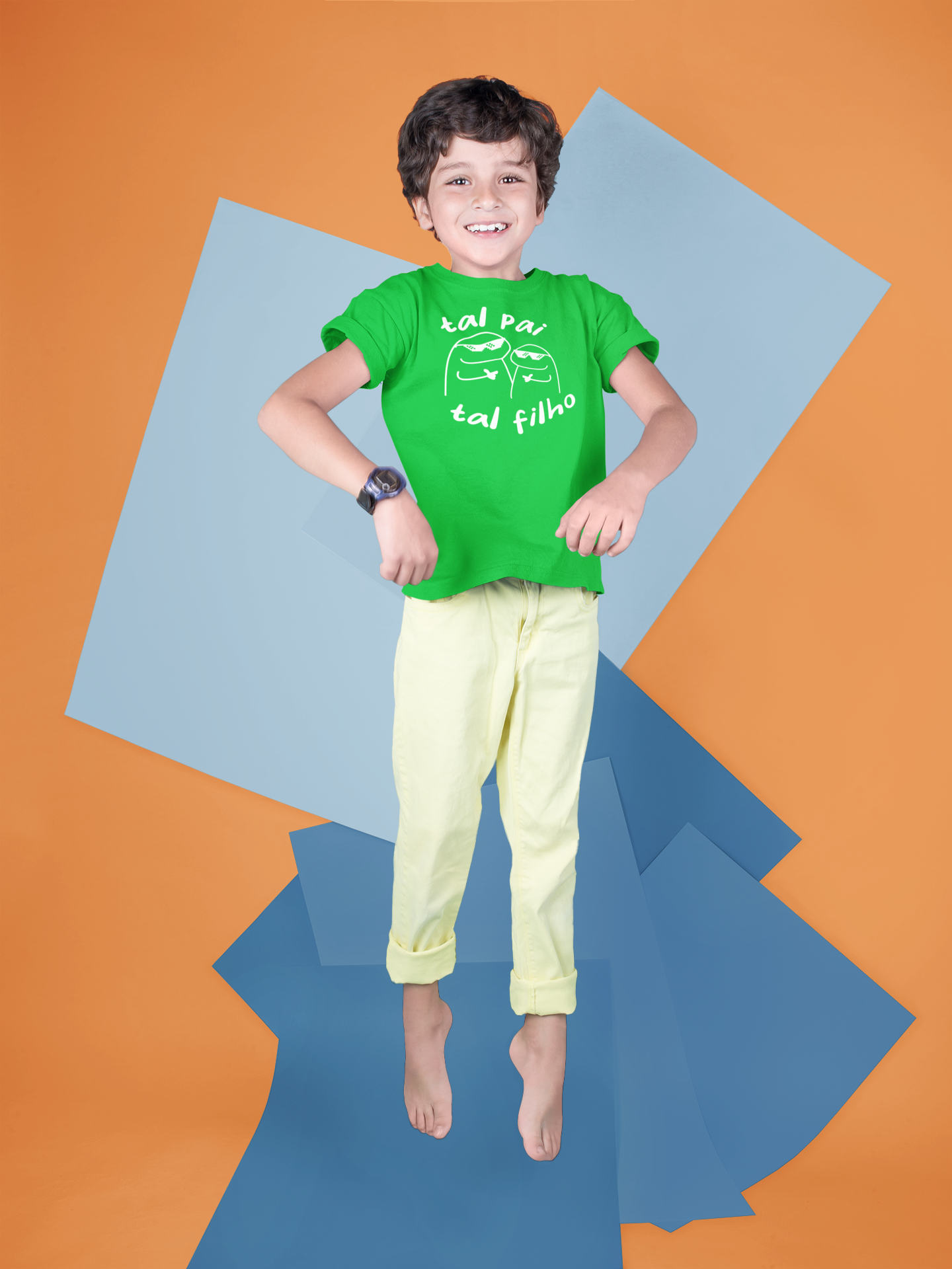 "Tal pai tal filho" Kid T-shirt