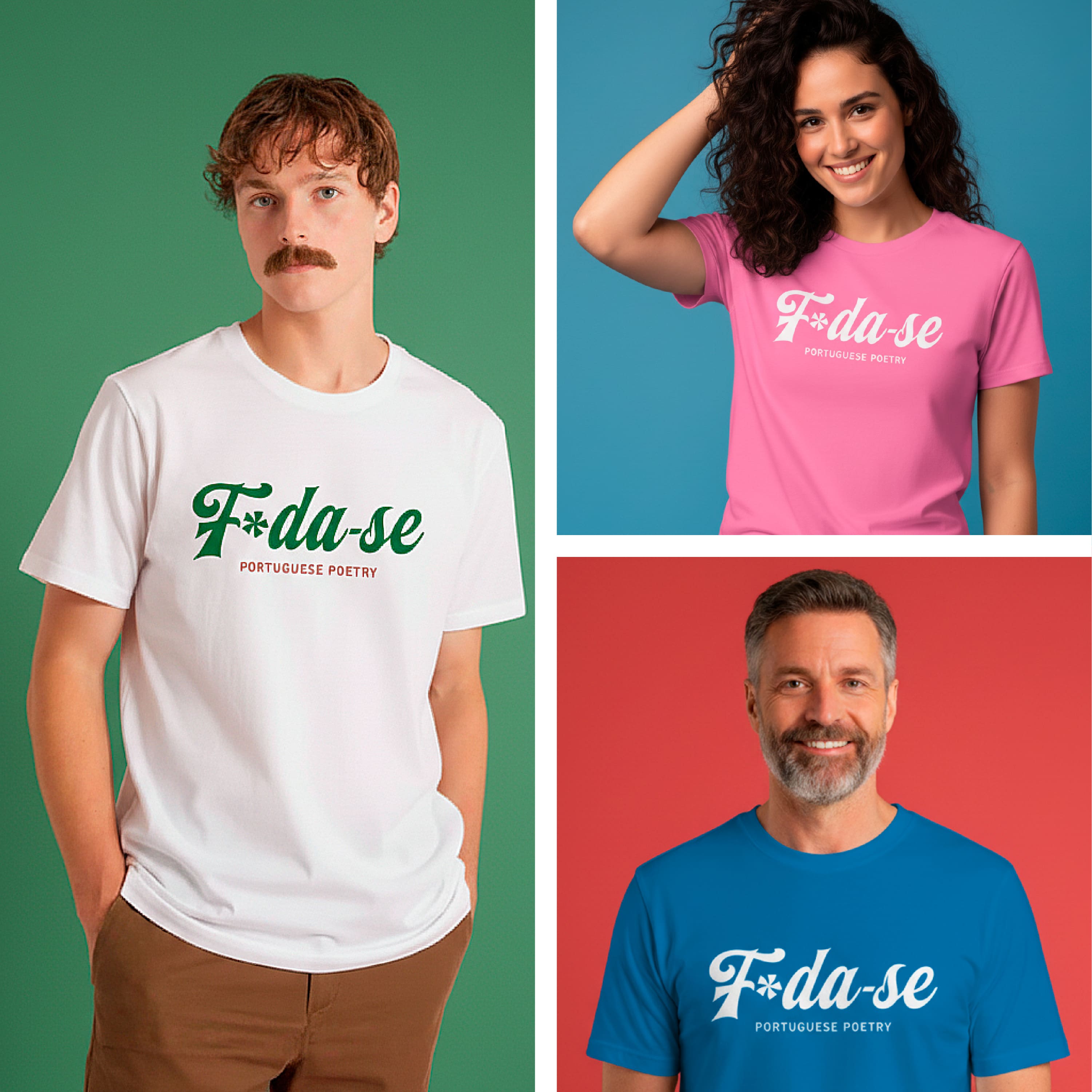 "F*da-se Portuguese Poetry" T-shirt