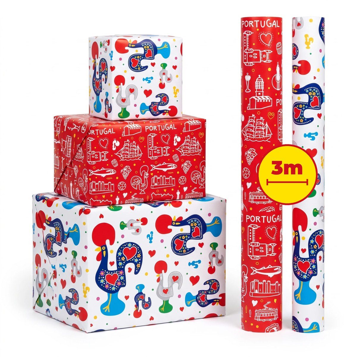 Portugal wrapping paper set