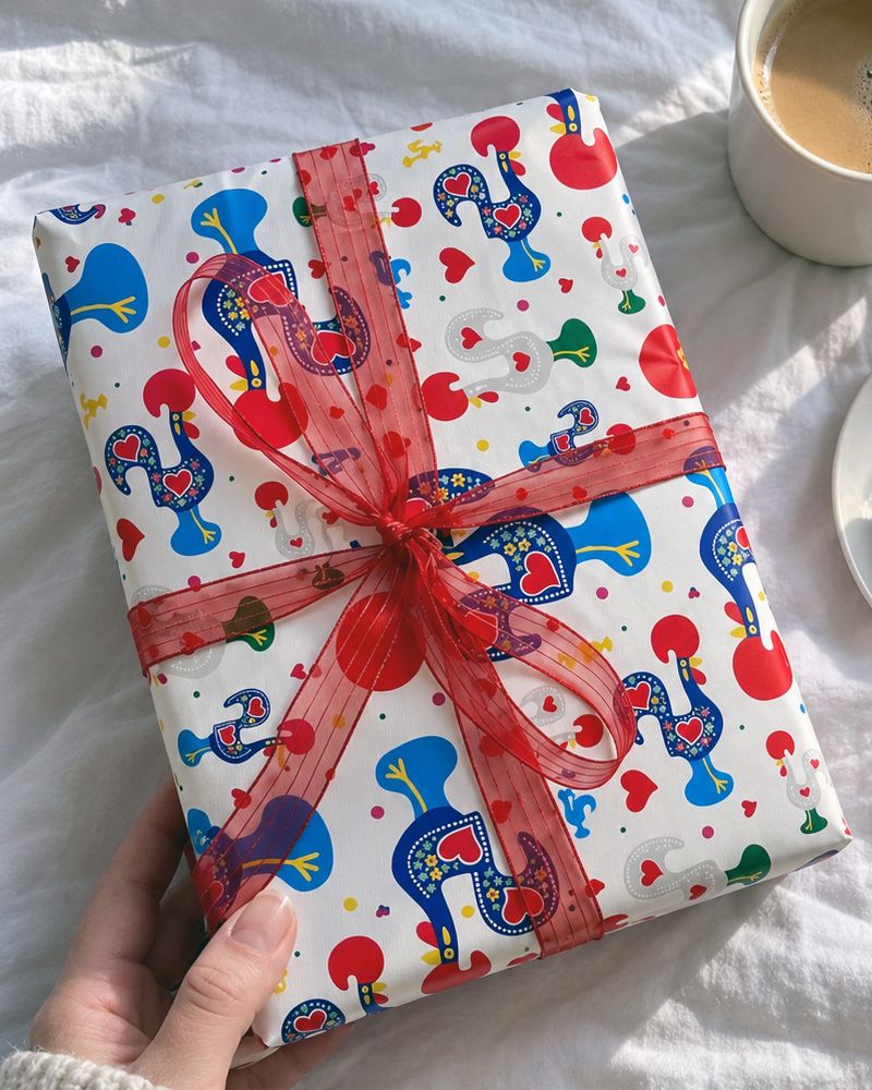Home of Saudade wrapping paper