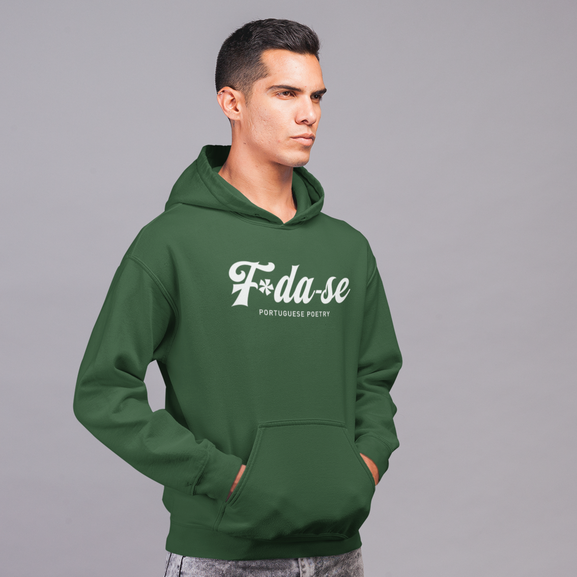 "F*da-se" Portuguese Poetry Hoodie