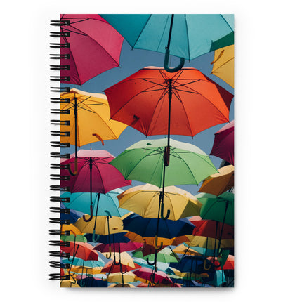 Umbrellas | Spiral notebook