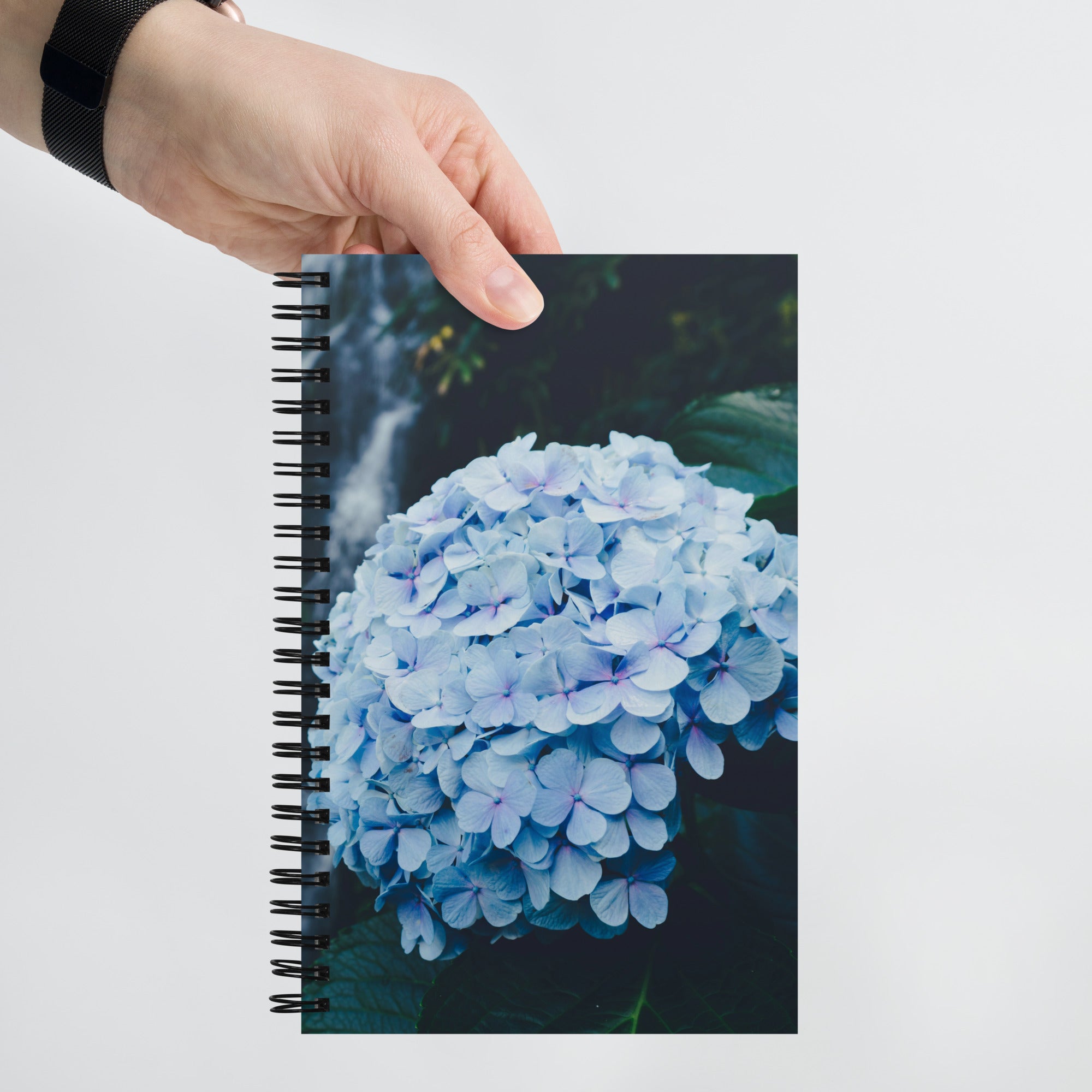 Hydrangeas 2 - Spiral notebook