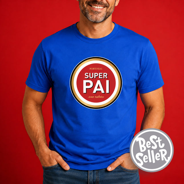 "Super Pai - Amor Autêntico" T-shirt