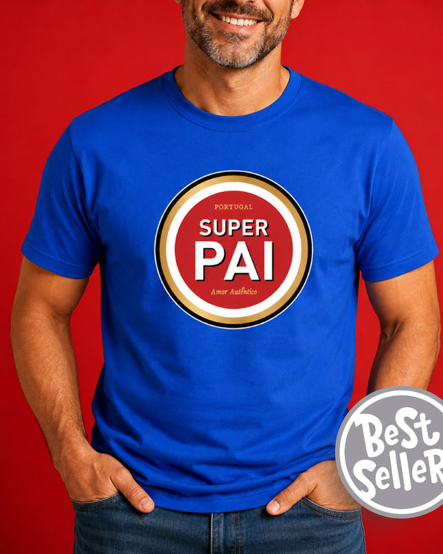 "Super Pai - Amor Autêntico" T-shirt