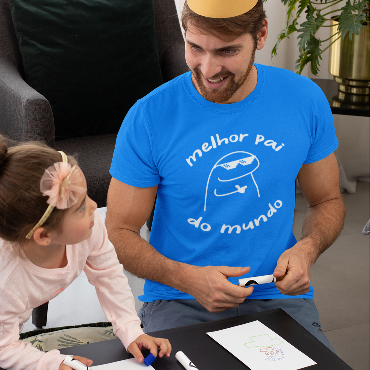 "Melhor pai do mundo" T-shirt