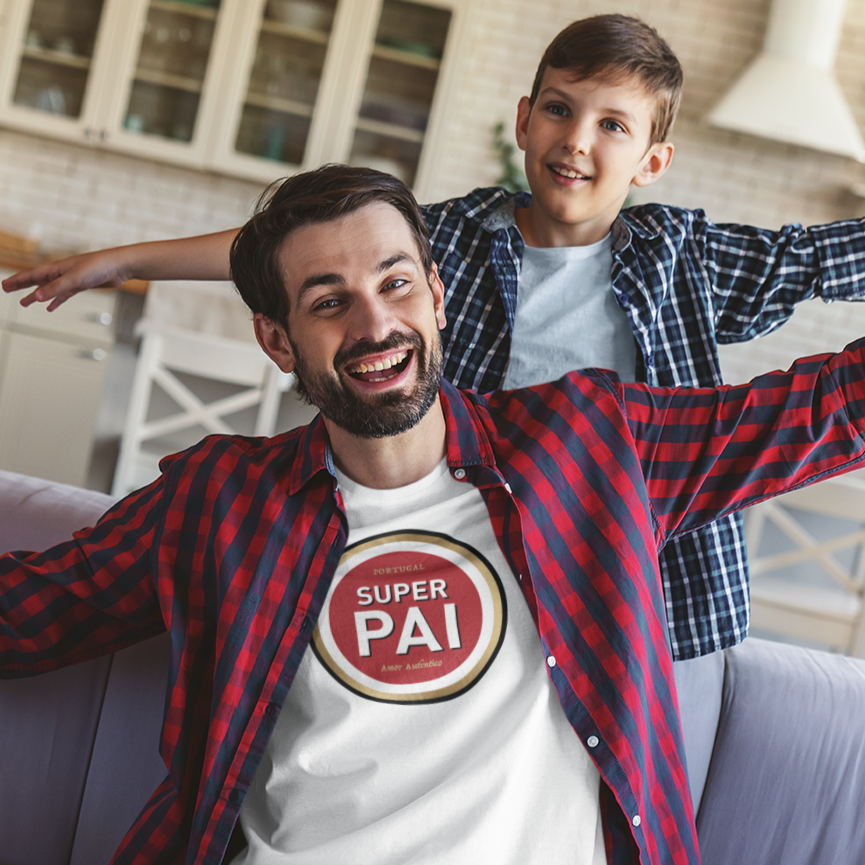"Super Pai - Amor Autêntico" T-shirt