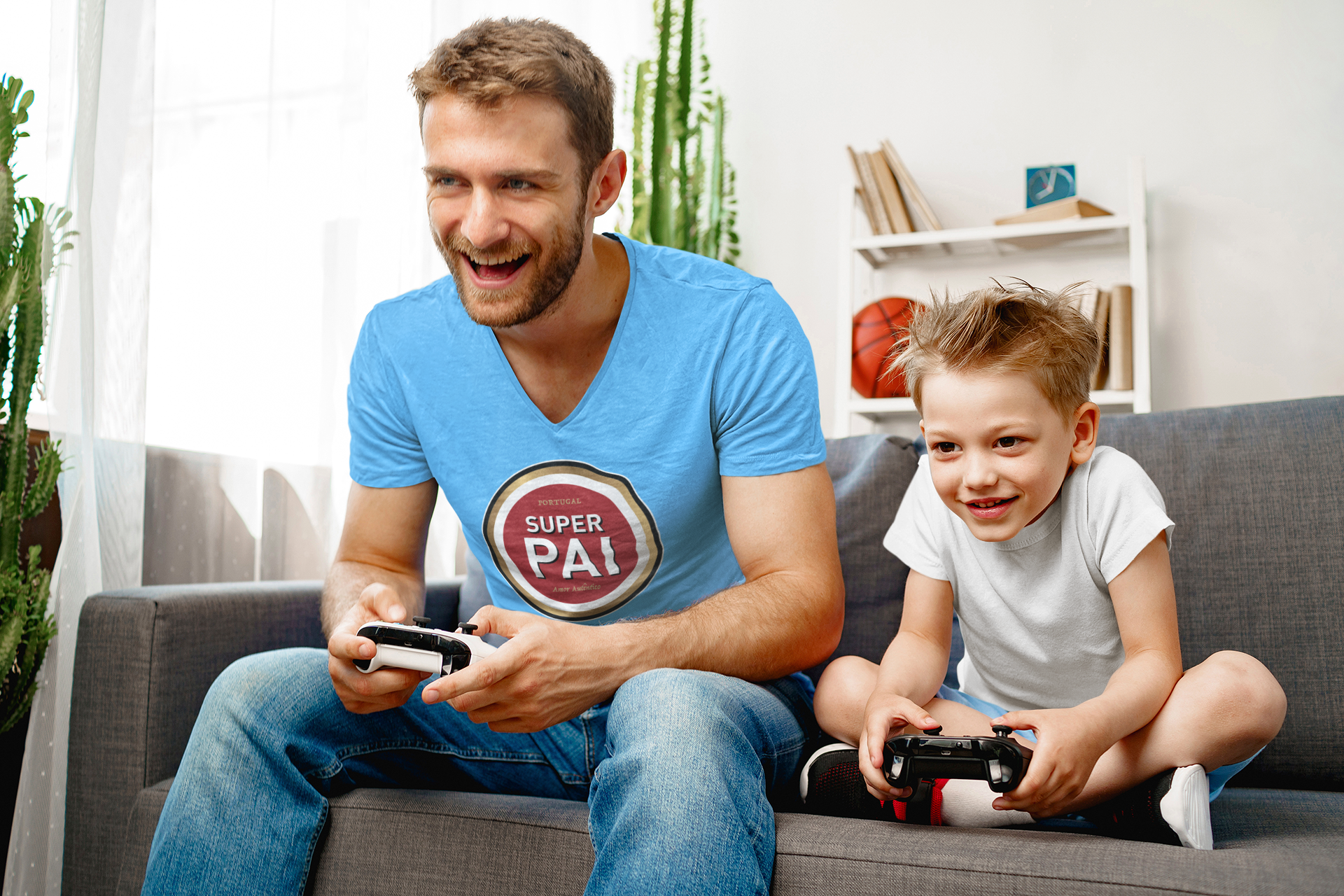 "Super Pai - Amor Autêntico" T-shirt