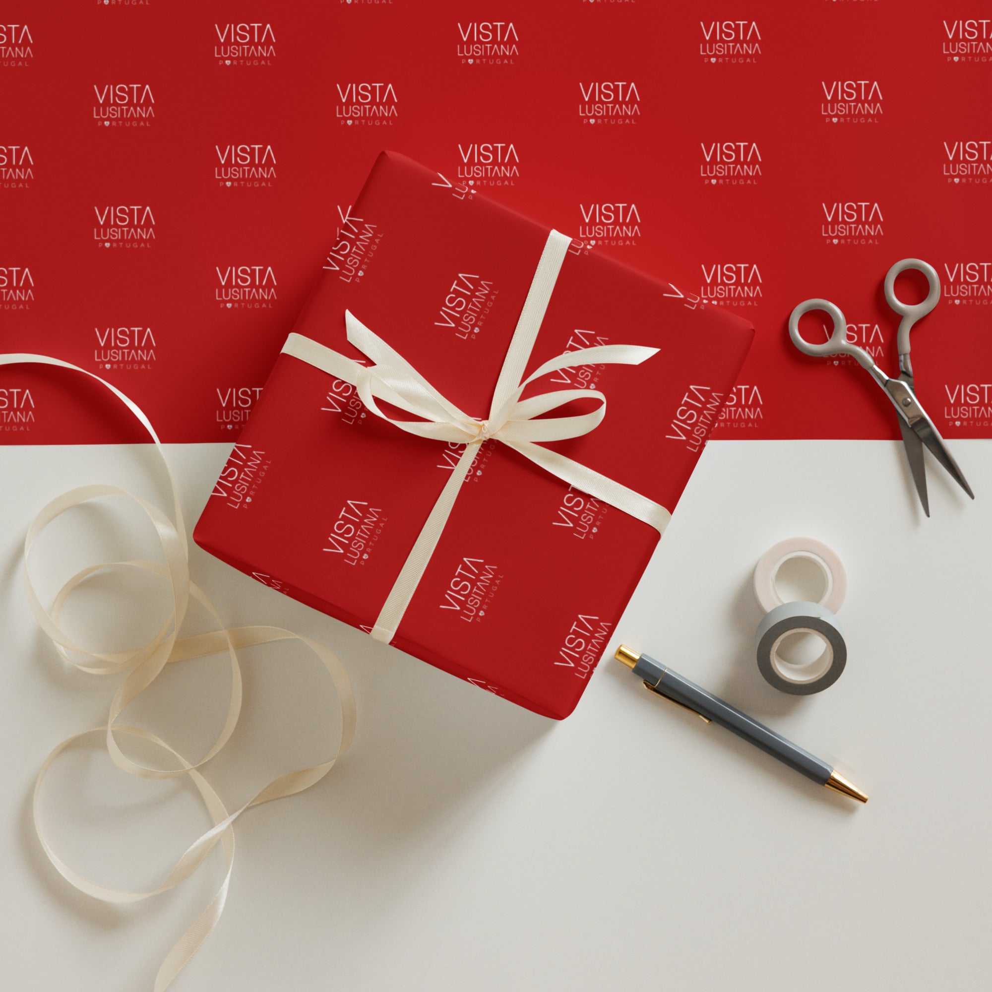 x3 Vista Lusitana Wrapping paper sheets